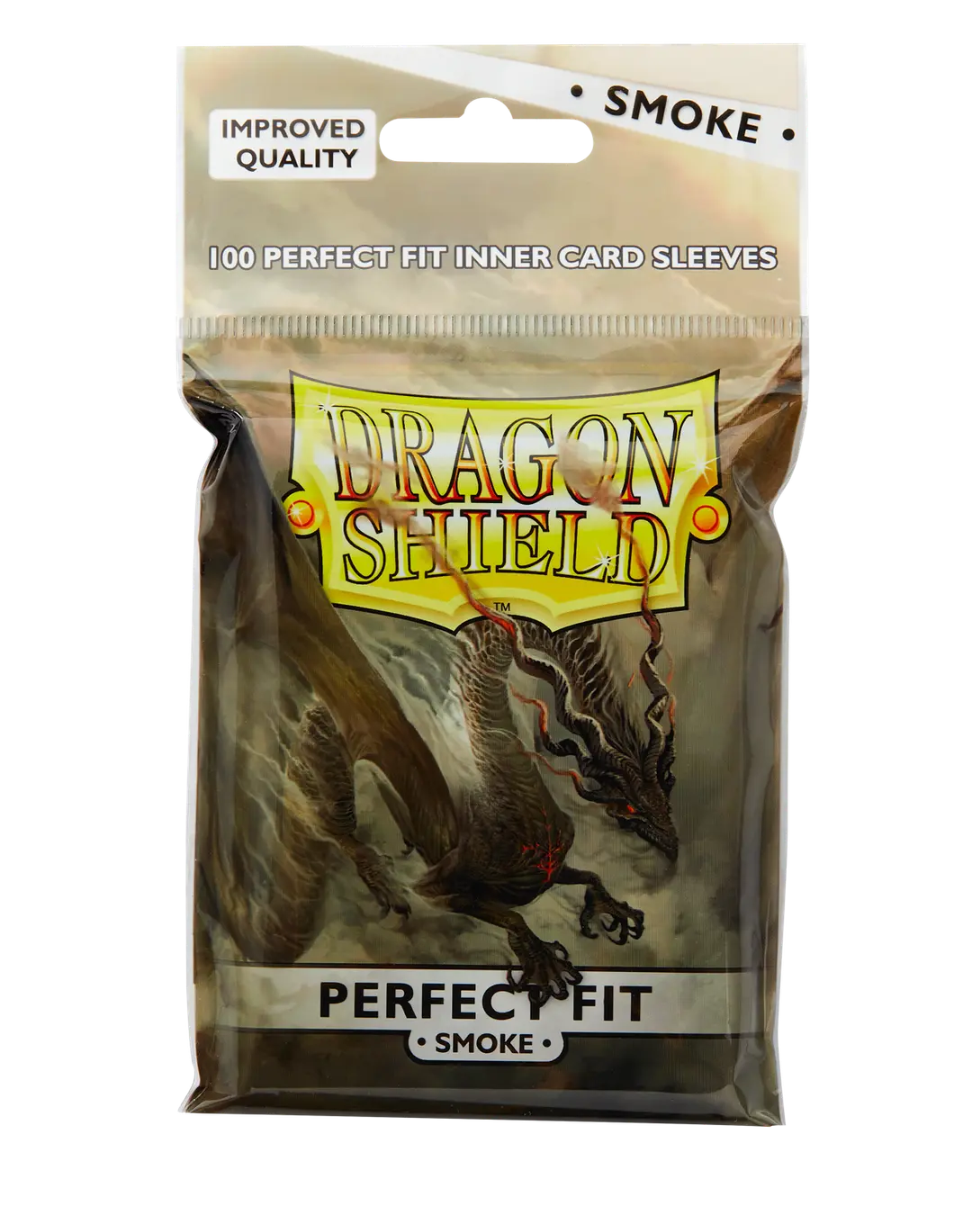 Dragon Shield Sleeves: Perfect Fit Standard- smoke (100 ct.) (Copy)